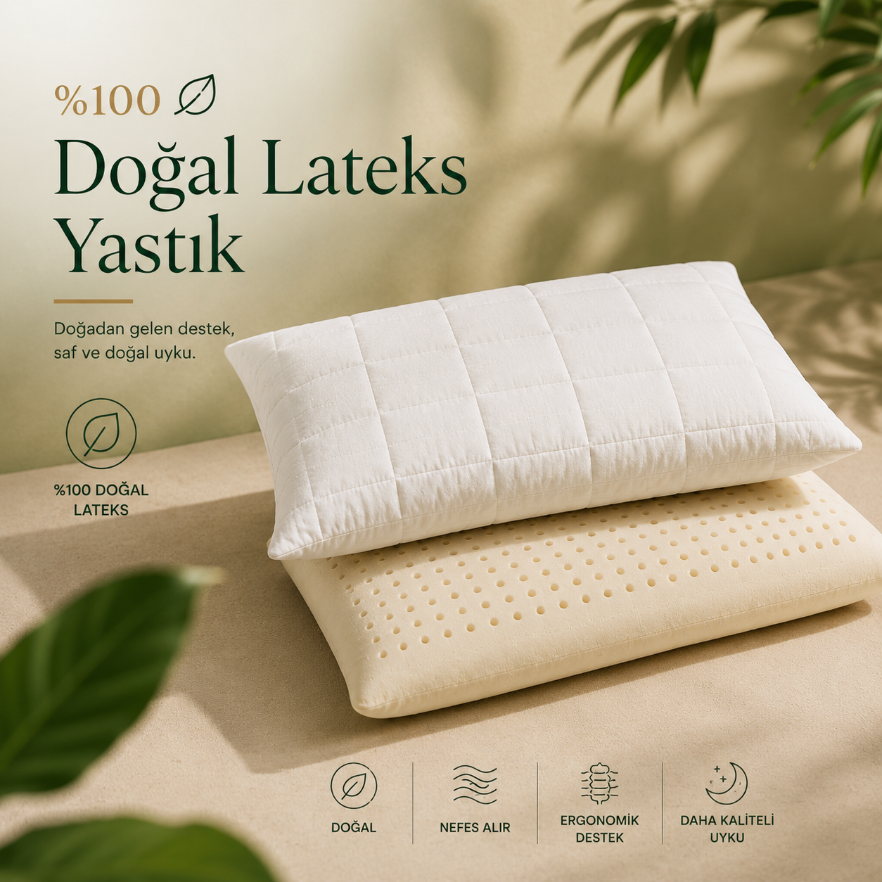 Doğal Lateks Yastık