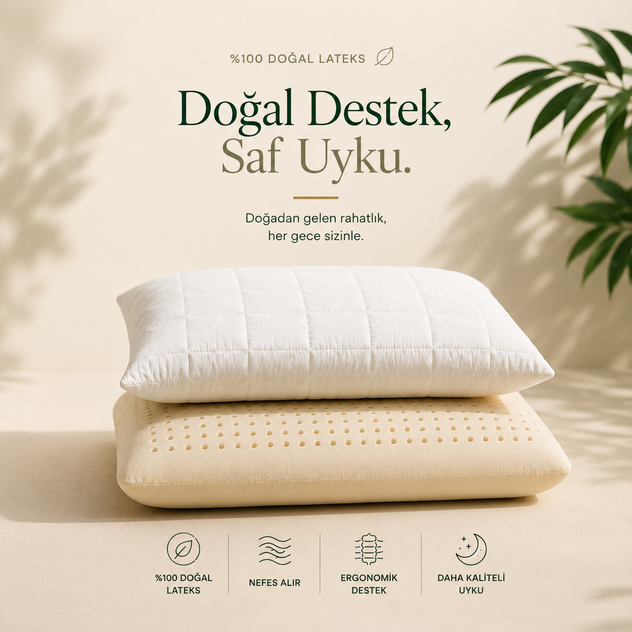 Doğal Lateks Yastık