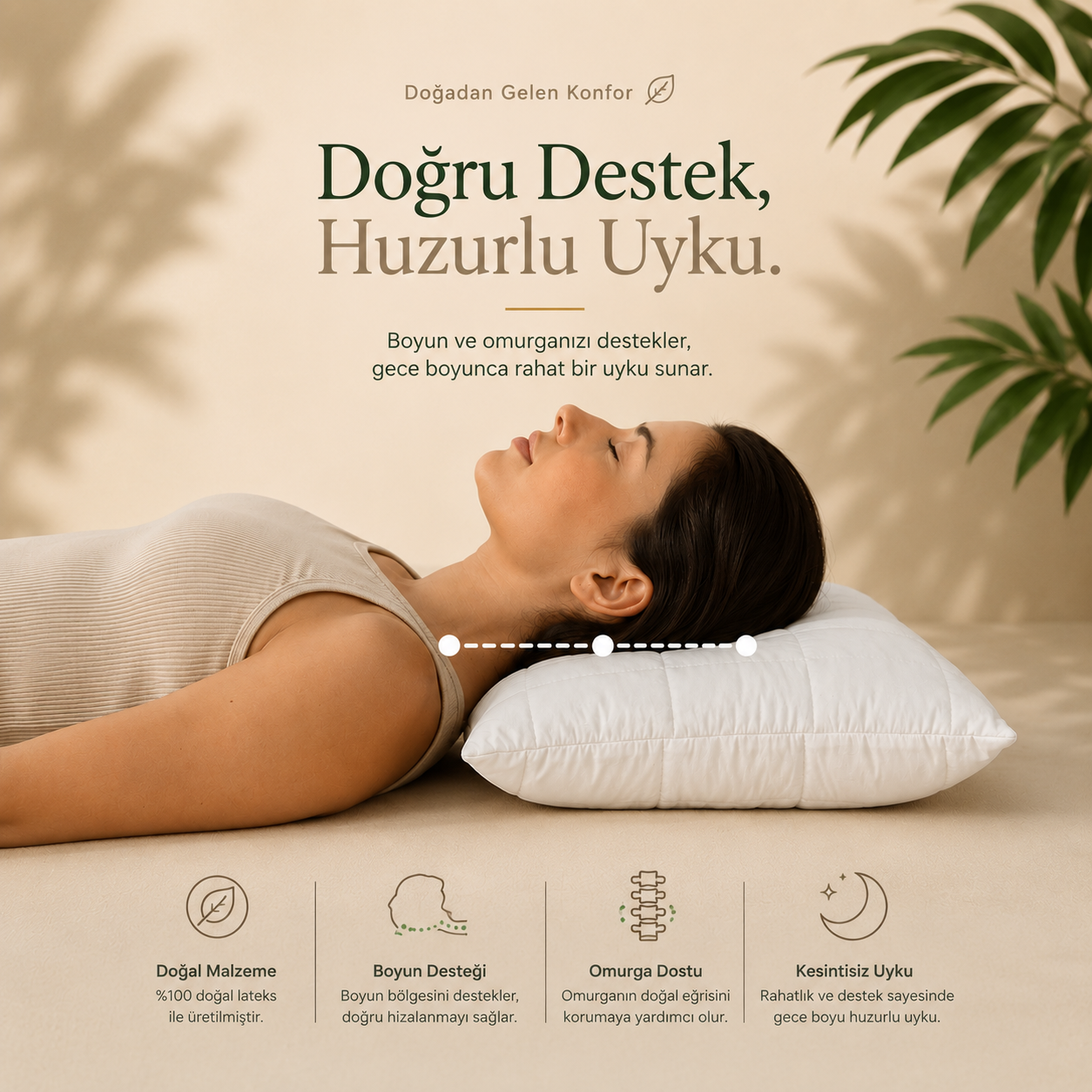 Doğal Lateks Yastık